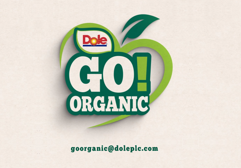 Η Dole ανακοίνωσε τη δημιουργία ενός νέου εξειδικευμένου τμήματος, την Dole Organics, καθώς και τη νέα σειρά προϊόντων «GO Organic!»